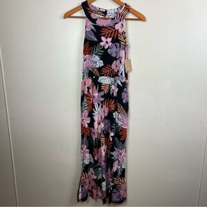 Stitch Fix Kids Girls Tropical Floral Maxi Dress‎ Large 12/14 NWT